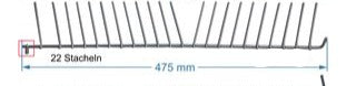 BOSCH DISHWASHER LOWER RACK fin Tine SGD85E02AU, SGS65M08AU, SHV55M03AU/70, one pair_description(1)