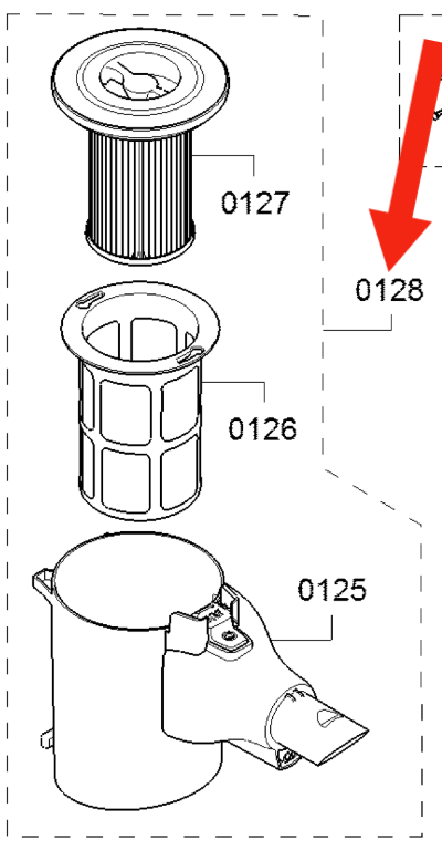 Bosch Vacuum Cleaner Dust Container Complete - BBS1224AU/02, BBS1224AU/03,_description(1)