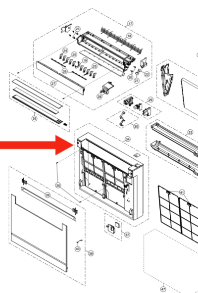 Panasonic Air-condition and Heat Pump Indoor Main Panel CS-Z25UFRAW CS-Z35UFRAW CS-Z50UFRAW_description(1)