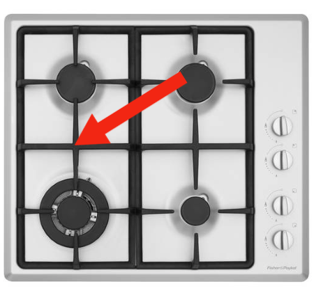 Fisher Paykel Cooktop Trivet Left side CG903WFCSS CG903MJET CG903QJET, Or Left side on CG603WC_description(2)