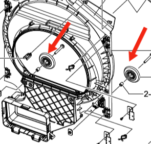 Samsung Dryer Drum Wheel dv80m5010iw/sa, DV10H4100CW/PE, and more_description(1)