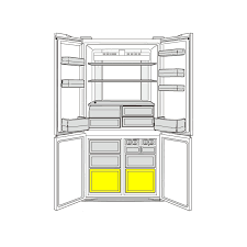 Sharp Lowest Freezer Draw Left or Right SJFP624VSL SJ-FP624V-SL,_description(1)