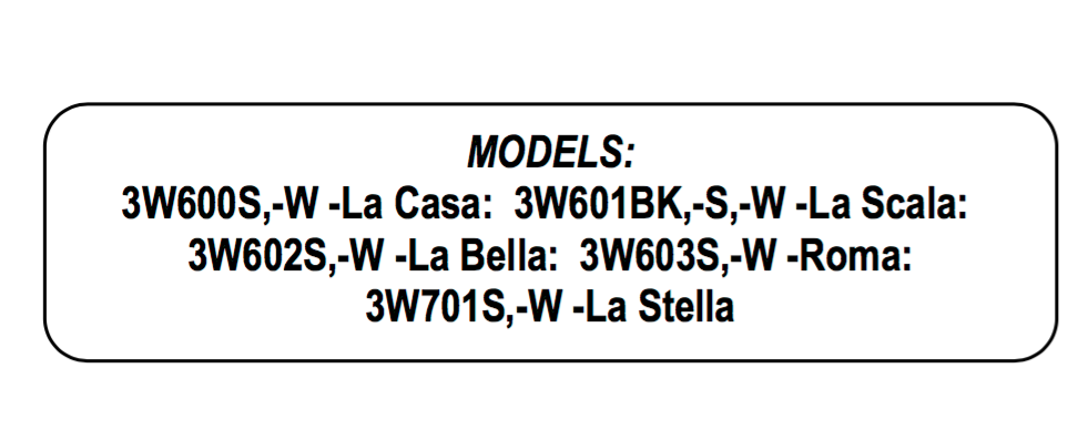 Simpson Westinghouse Oven Knob LA CASA, LA SCALA, LA BELLA, ROMA, LA STELLA, 3W600. 84290, 3W601, 3W602, 3W603, *290,_description(1)