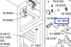 Bosch Siemnse fridge Middle Hinge KSU KSV KGU,_description(1)