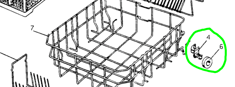 Fisher Paykel Dishwasher Nemo Nautilus lower Basket Roller Wheels DW920, DW820, DW918, 521296p_description(1)