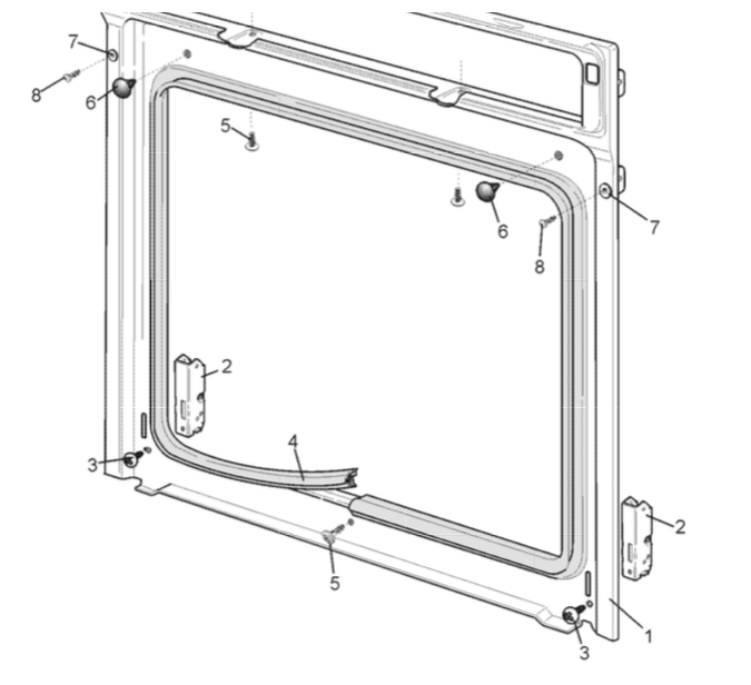westinghouse simpson Electrolux Main oven Seal Gasket ,_description(1)