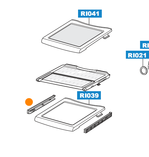Samsung Fridge Drawer Rail Low Left SRS535NW, RS20BRHS5/XSA, RS20BRPS5/RAD, RS20BRSV5/XSA, RS20BRSV6/XSA, RS20BRVG5/XSA, RS20BRV_description(1)