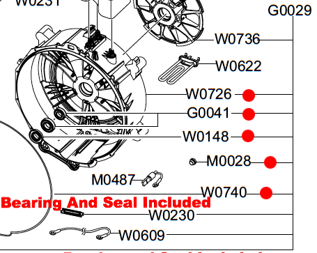 Samsung washing machine Outer drum Tub Rear Assy WF1804WPCXSA, WF1804WPC and more_description(1)