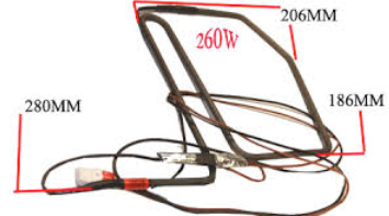 Lg and Westinghouse Fridge Freezer Defrost Element Heater GR-L207DTUA, JB1092A_description(1)