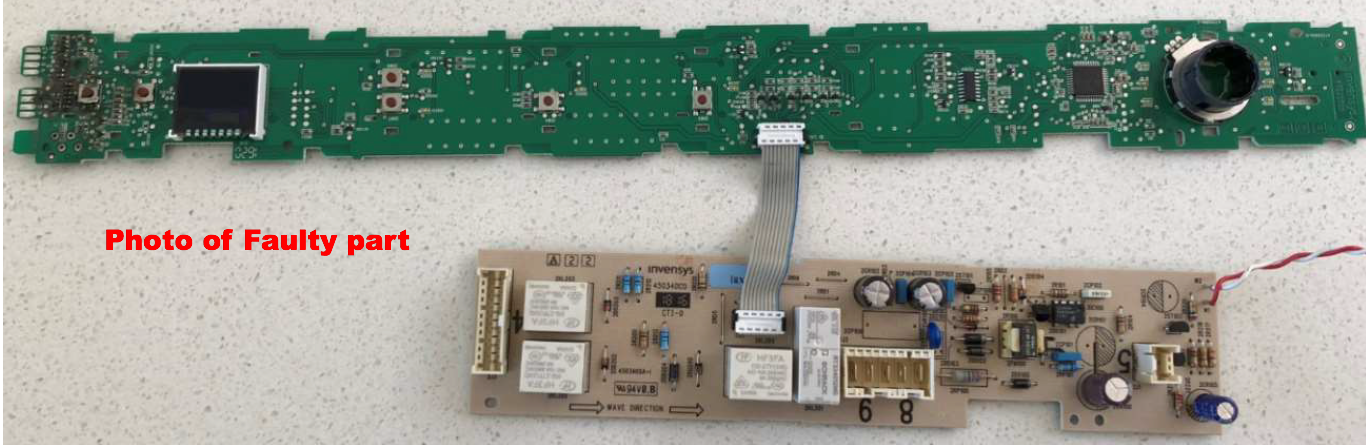 Asko Dryer Pcb Power Controller Board T754HP, TD70.1BHP, TD70.1, *6734_description(1)