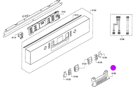 Bosch DISHWASHER DOOR HANDLE 12021677,_description(1)