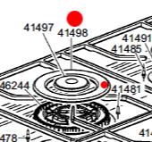 Smeg Cooktop Central Wok Burner ring cap, 122mm_description(1)