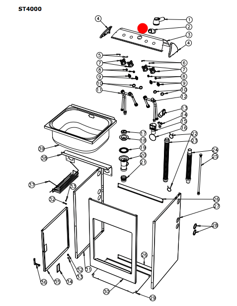 Robin Hood and Fisher Paykel PULL OUT MOUNTING SLEEVE st4000, 750682WH,_description(1)