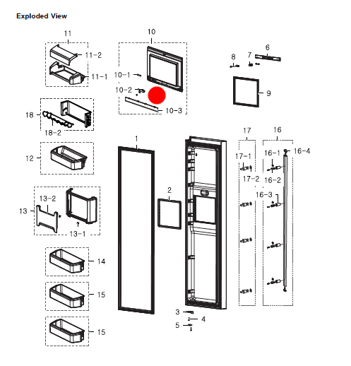 samsung fridge little door Hinge Assy SRS684GDHSS, SRS702GDHSS, SRS684GDHSS, SRS683G. DA97-06850A, , SRS676GDHLS,_description(1)