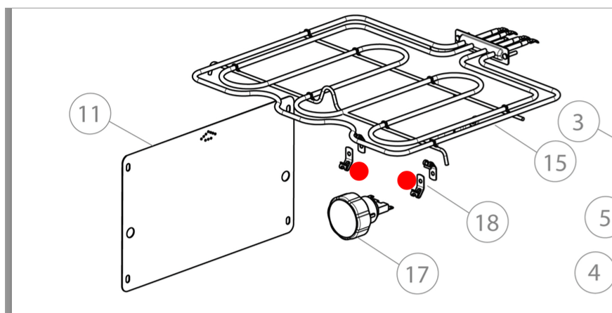 Elba Fisher Paykel Oven TOP ELEMENT CLIP OR60, PACK OF 2_description(1)