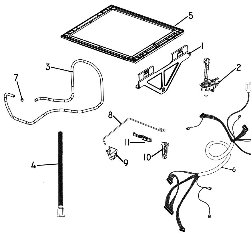 Fisher Paykel Dishdraw DISH DRAW INLET HOSE FROM VALVE TO TUB DD601, DD605, DD60 ALL MODELS Both DRAW, ***10855_description(1)