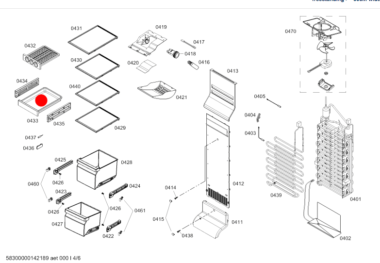 BOSCH Fridge Freezer Ice Tray Bin KAN62V00AU, KAN62V40AU/04, KAN62V40AU/05 , ICE BOX,_description(1)