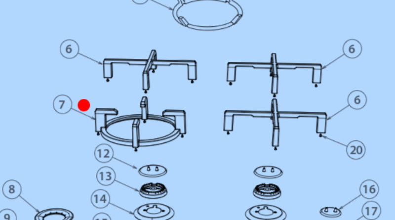 Fisher Paykel Elba Delonghi Cooktop Trivet Cast Iron Wok Burner 210MM_description(1)