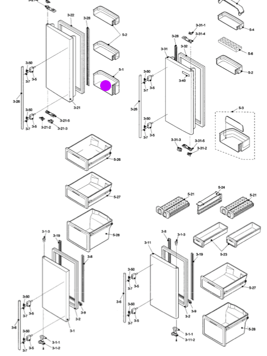Westinghouse Simpson Electrolux fridge Bottle shel left Hand EQE6007SA-NAU, 934000002, 934000150, 93400015001,_description(1)