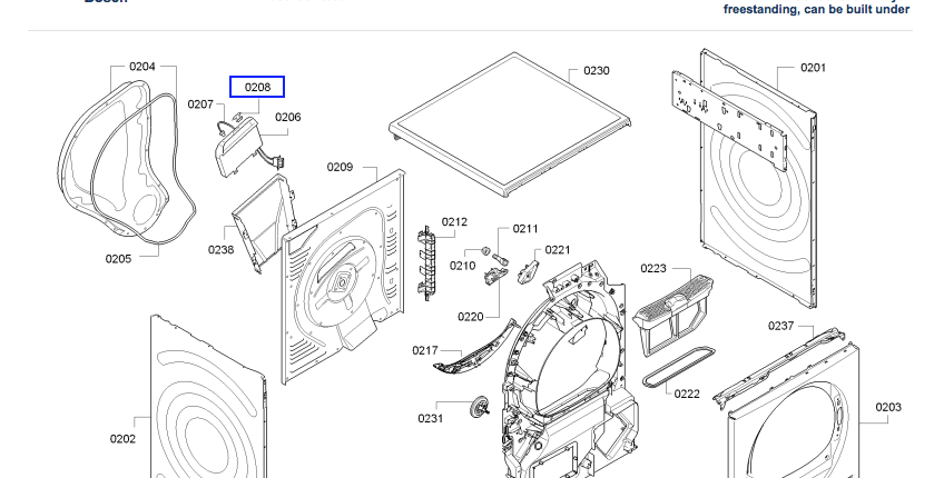 Bosch Dryer ESerie 6 Condenser Dryer Heater Heating Element Sensor 150c 25-13,_description(1)