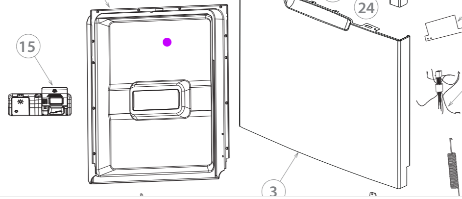 Fisher Paykel Elba Dishwasher Inner Door Lower Seal Bottom Seal DW60CeW1, DW60CeX1, DW60CcW1, DWCcX1,_description(2)