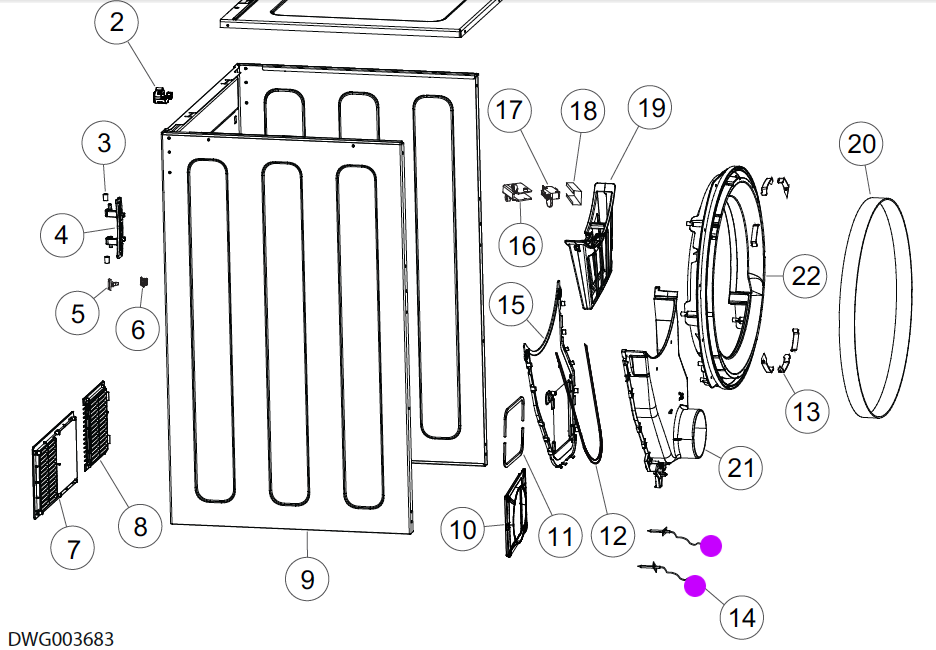 Haier Dryer lint Filter Sensor NTC Exhaust_description(1)