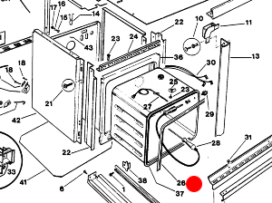 Fisher & Paykel ELBA HAIER Oven Door Seal Gasket ORIGINAL SAFFRON, PEPPER, OREGANO, SHACKLOCK, SAGE, PAPRIKA, TAMARIND_description(5)