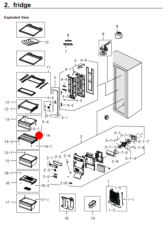 samsung fridge Veggie Bin Case Cover shelf SRS684gdhss, SRS690GDLS,_description(2)