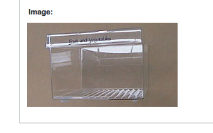 Fisher Paykel Fridge Veggie bin or Crisper Bin N500B C520B, C511B, E522B, N500B *_description(1)