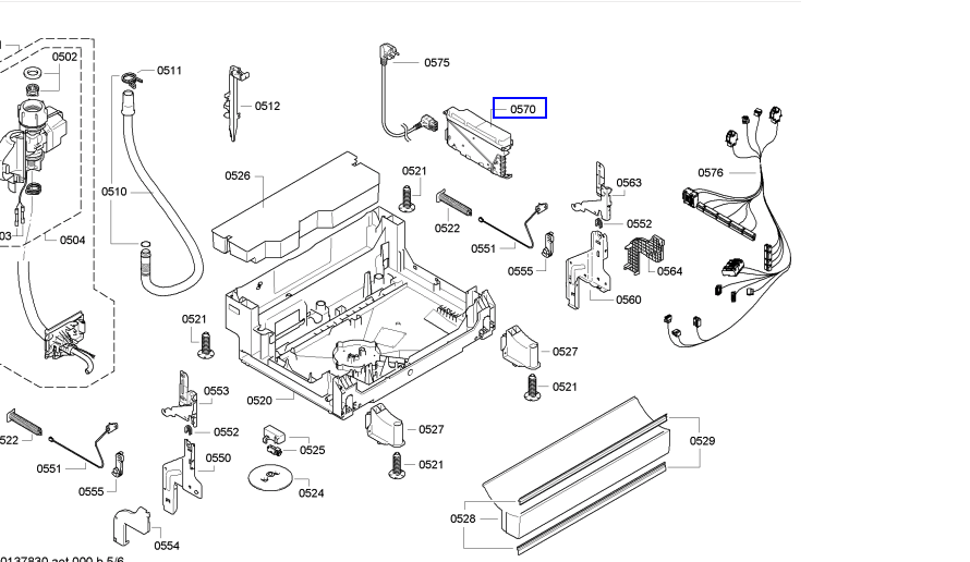 Bosch Dishwasher CONTROLLER BOARD smu50e65au/13,_description(2)