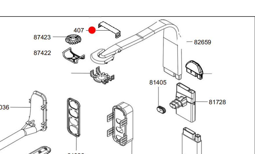 Smeg Dishwasher Upper Spray Arm UPPER NOZZLE LS08 BRACKET,_description(1)
