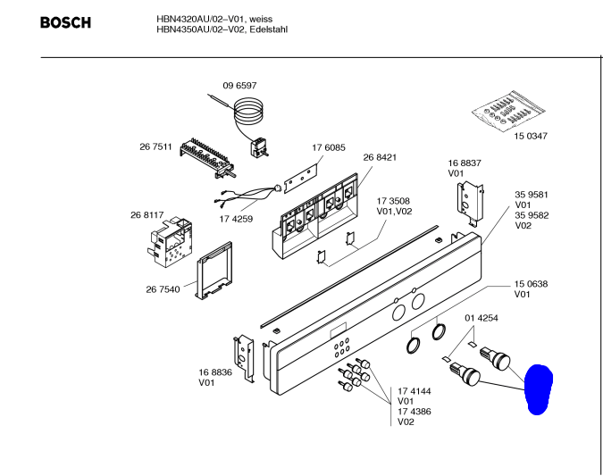 Bosch Oven Knob HBN4350AU/02, hbn3620au02,_description(1)