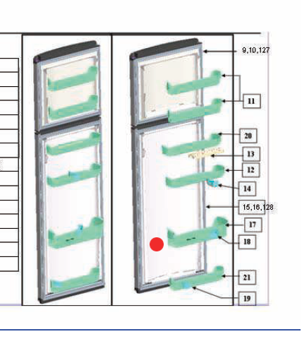 WHIRLPOOL FRIDGE SHELF WRID41TW, WRID45TW, WRID41TW, WRID41TC,_description(1)