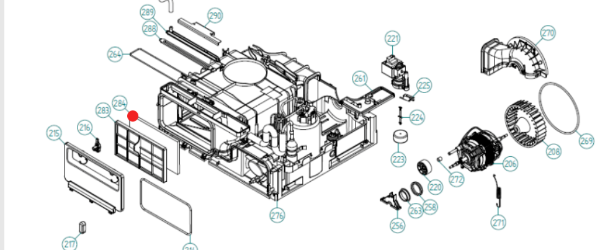 Asko Condenser Dryer Foam Filter,_description(1)