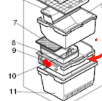 MITSUBISHI ICE FREEZER CASE UPPER MR-c405g,_description(1)