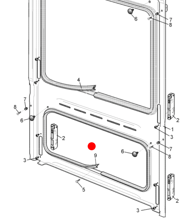 westinghouse simpson Electrolux oven Seal Gasket for Grill section smaller oven , pdl790s, pdl790w,_description(1)