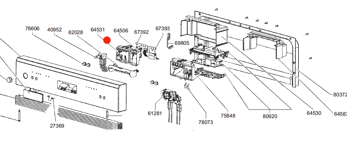 Smeg Dishwasher Viwer kit for Moudle DWAU157XT, SNZ693S7, *50114_description(1)