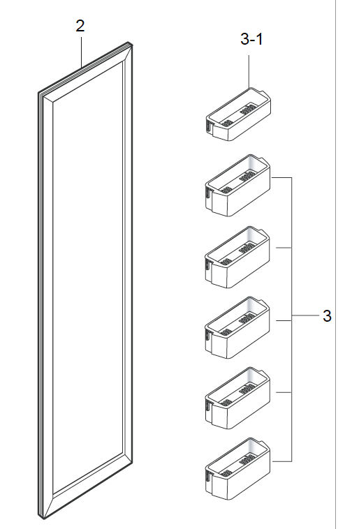 samsung fridge SRS535NW SHELVES NO LONGER AVAILABLE,_description(1)