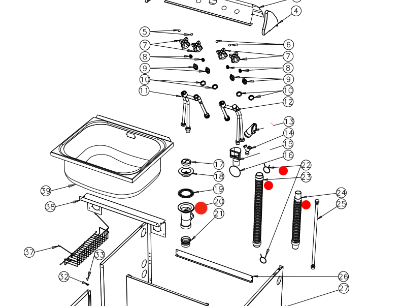 Robin Hood and Fisher Paykel Sub Assy Flexi Hose KIT ST3000, ST3100, ST3110, ST3600, st3000n,***50717_description(1)