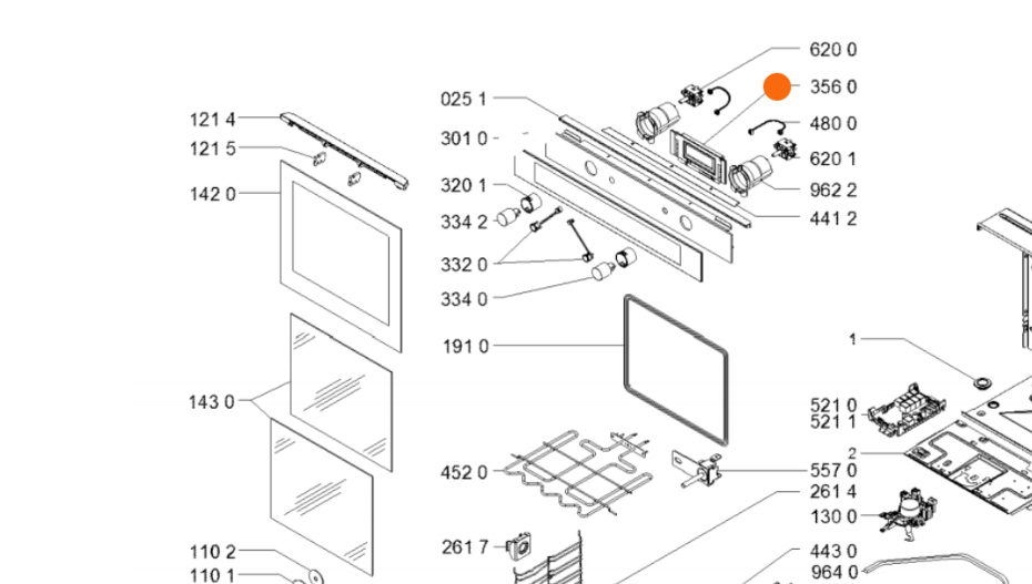 Whirlpool Oven Display control board AKZM6570HIX,_description(1)