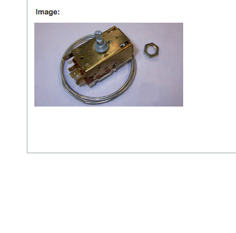 Fisher paykel chest Freezer Thermostat H215E/X, H275E/X, 4 spade terminal Version 2 883712P_description(1)