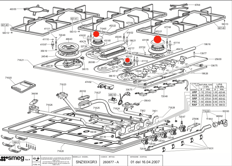 Smeg Oven and Cooktop Thermocouple snz93xgr3, Semi Rapid, rapid,_description(1)