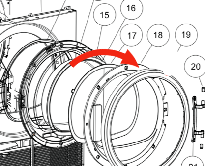 fisher paykel Dryer DOOR Middle Frame DE8060p1, de8060p2,_description(1)