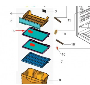 samsung fridge Glass Shelf RT37MBSW2/XEF,_description(1)