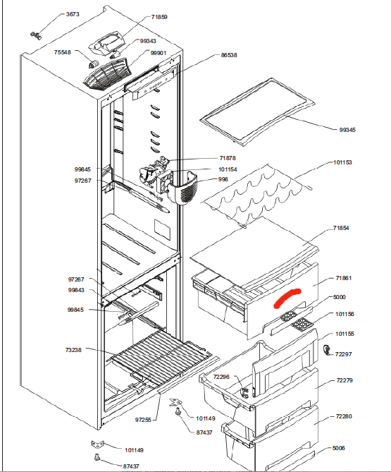 Smeg Fridge VEGGIE BIN 71861,_description(1)