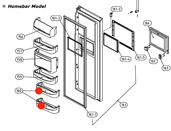 SMEG Fridge door lower shelf 3019027350_description(1)