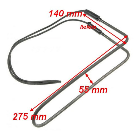 MAYTAG WHIRLPOOL GE JENNAIR REFRIGERATOR DEFROST HEATER ELEMENT xrss264bb, *9803_description(1)