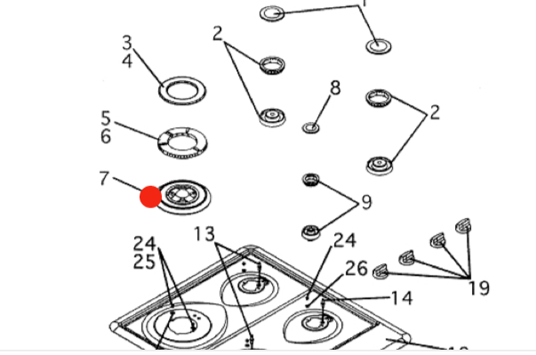 Fisher Paykel Oven Cooktop Wok Burner support base 530003_description(3)