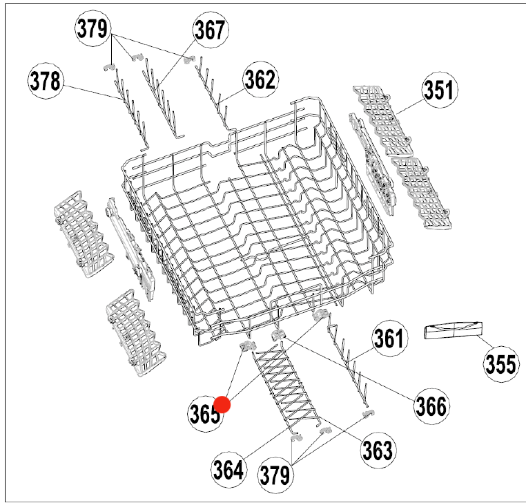 WESTINGHOUSE Blanco FOLDING SPIKES MECHANISM-1, pack of 1_description(2)