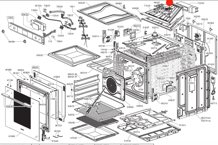 Smeg Oven Main Pcb SFPA130B, SFPA130N,_description(1)